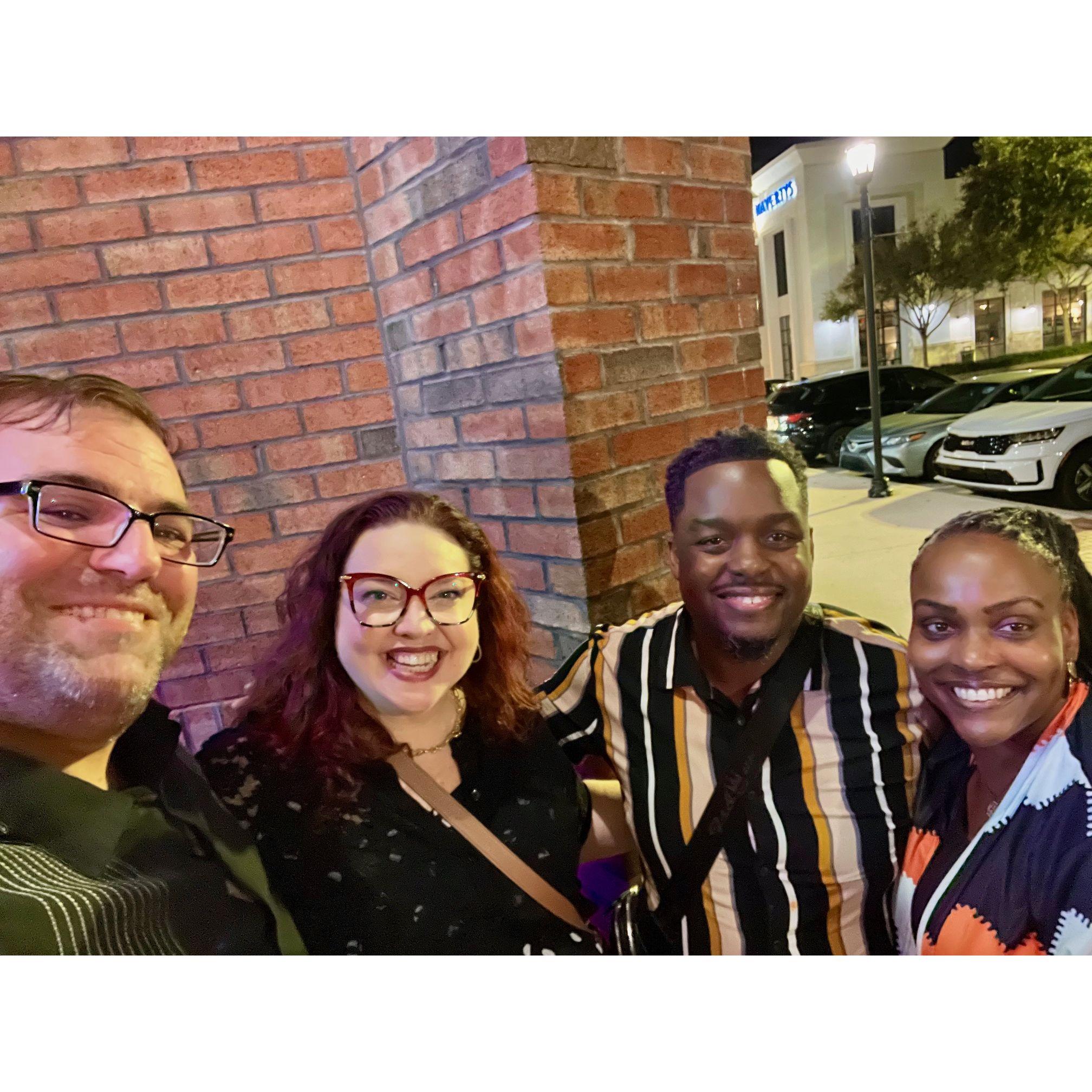 Ben, Claire, James, & Kendra (friends and AGMU colleague)