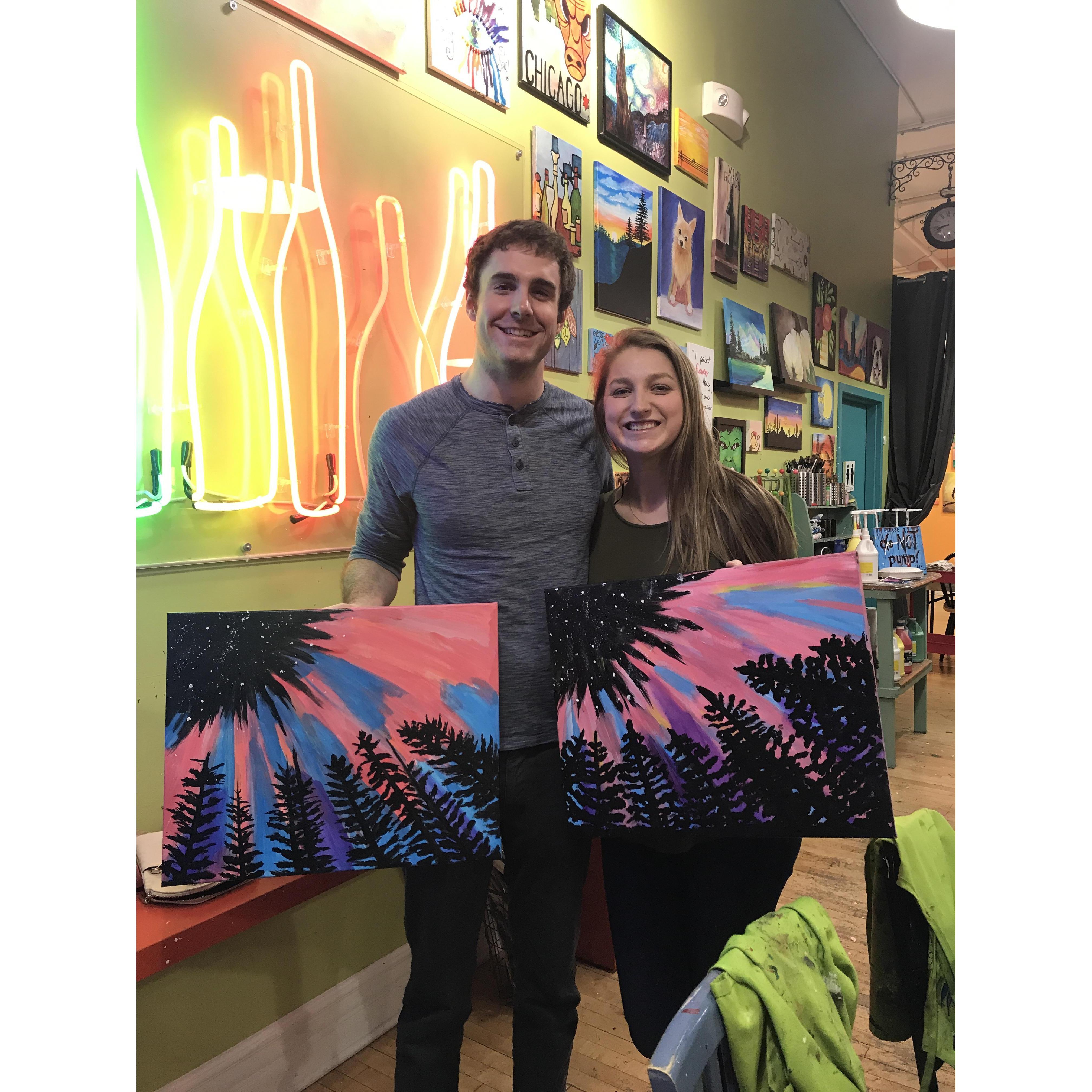 Who painted it better? We think Dan's wins