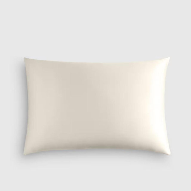 100% Mulberry Silk Pillowcase - Ivory, Queen