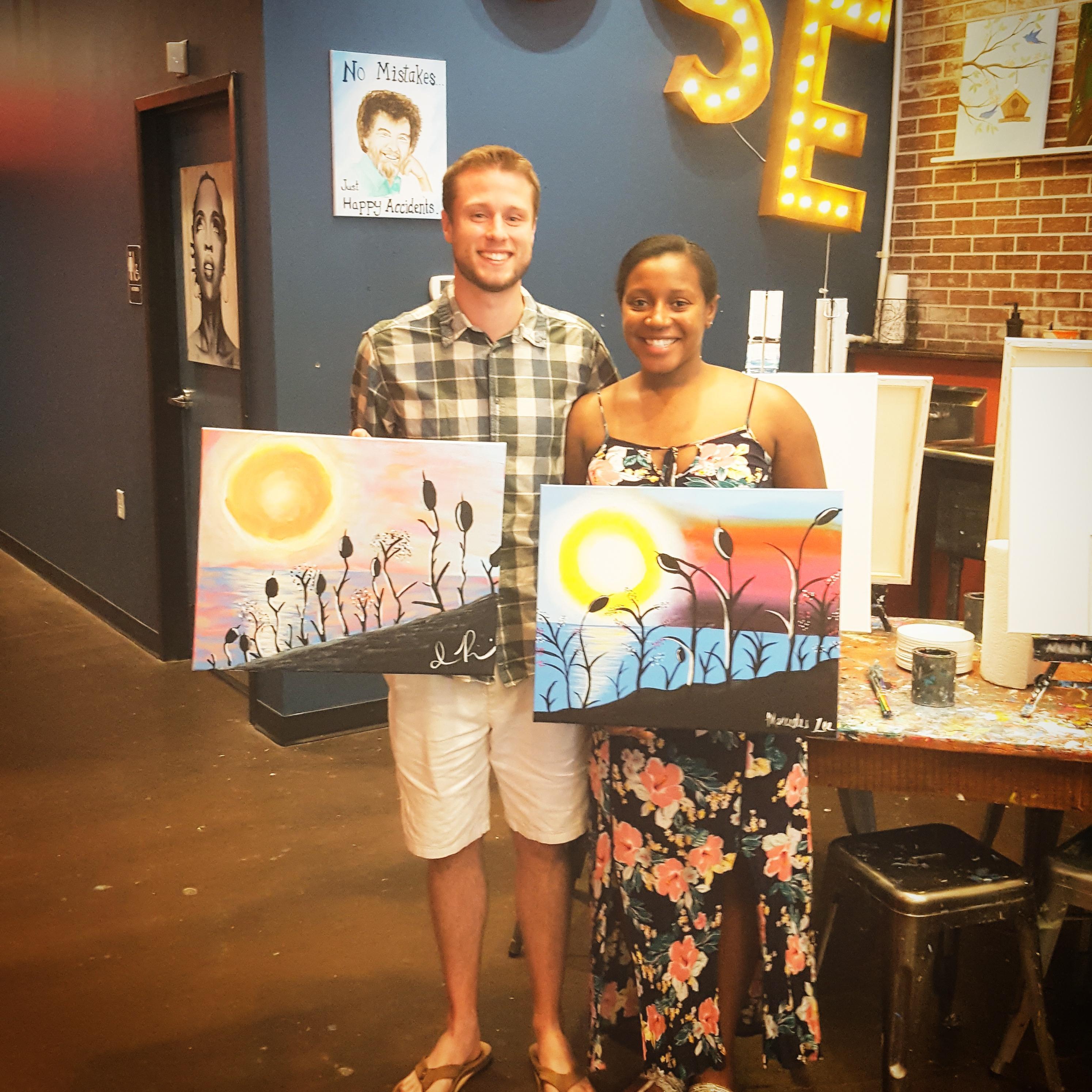 Our first date night after having Chrisitian