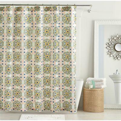 Mila Shower Curtain in Lotus