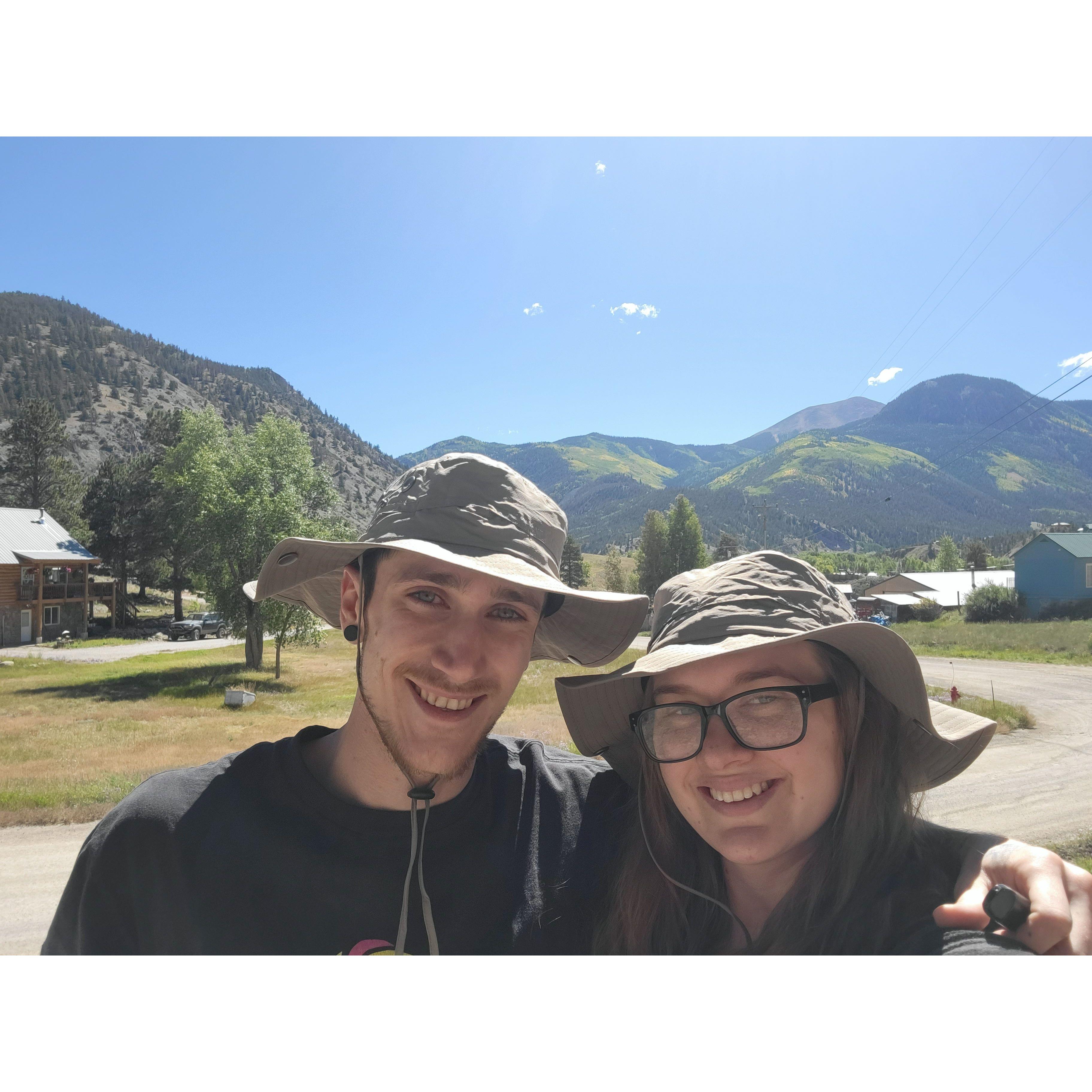 One of the first pictures we took during this trip! This was the view from our cabin.