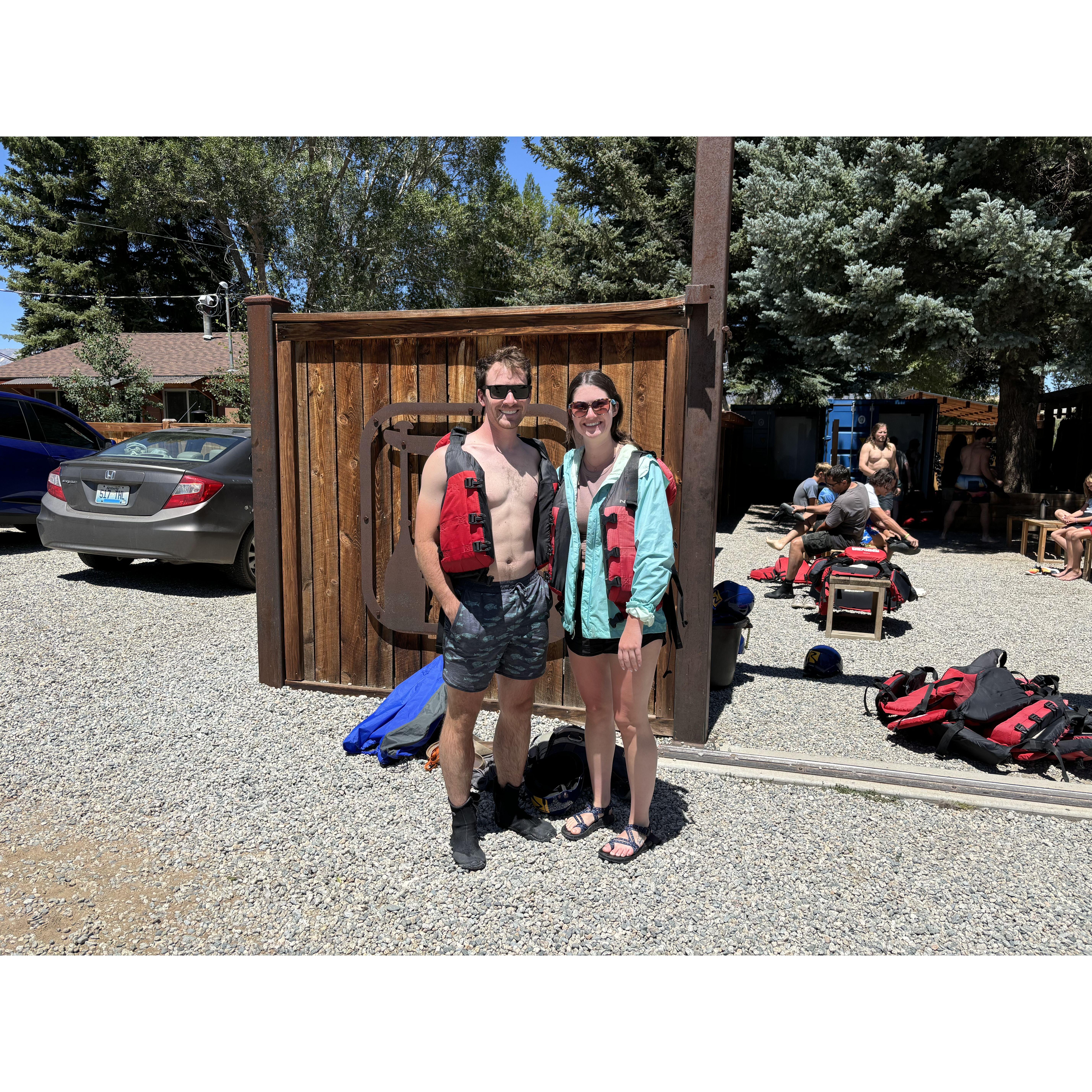White water rafting in CO 7.28.2024