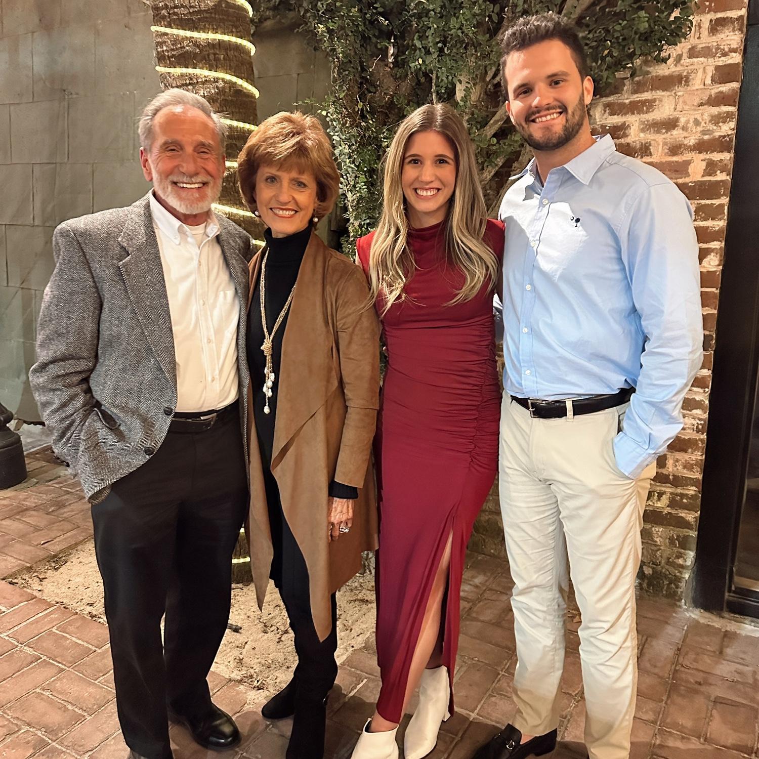Dinner in Charleston with Alyssa’s grandparents