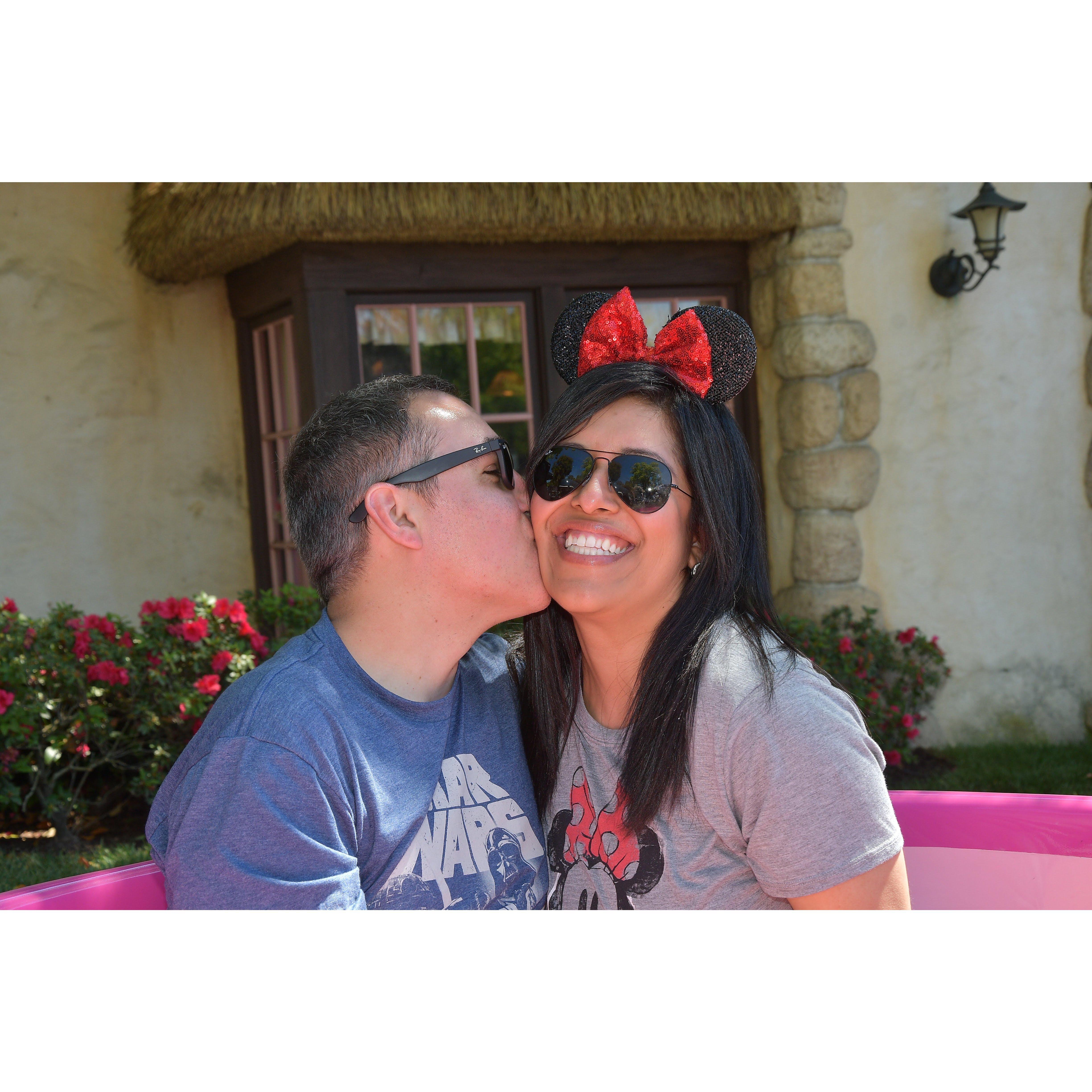 Enjoying the "happiest place on earth"
