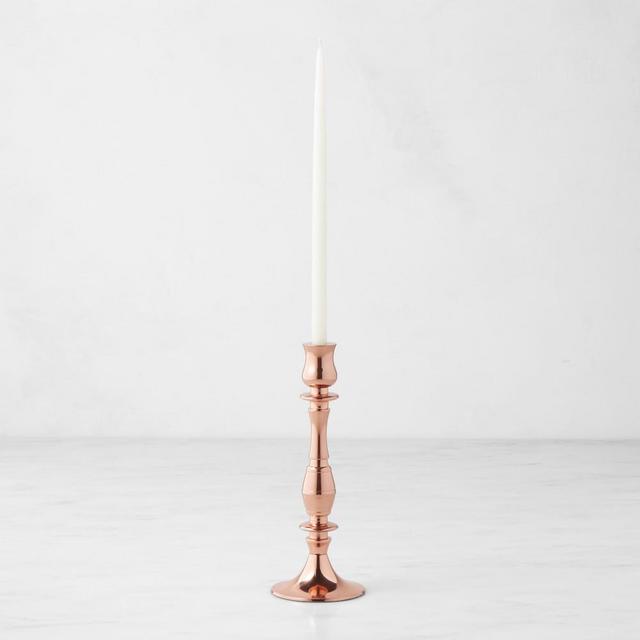 Heirloom Copper Tiny Taper Holders, Medium