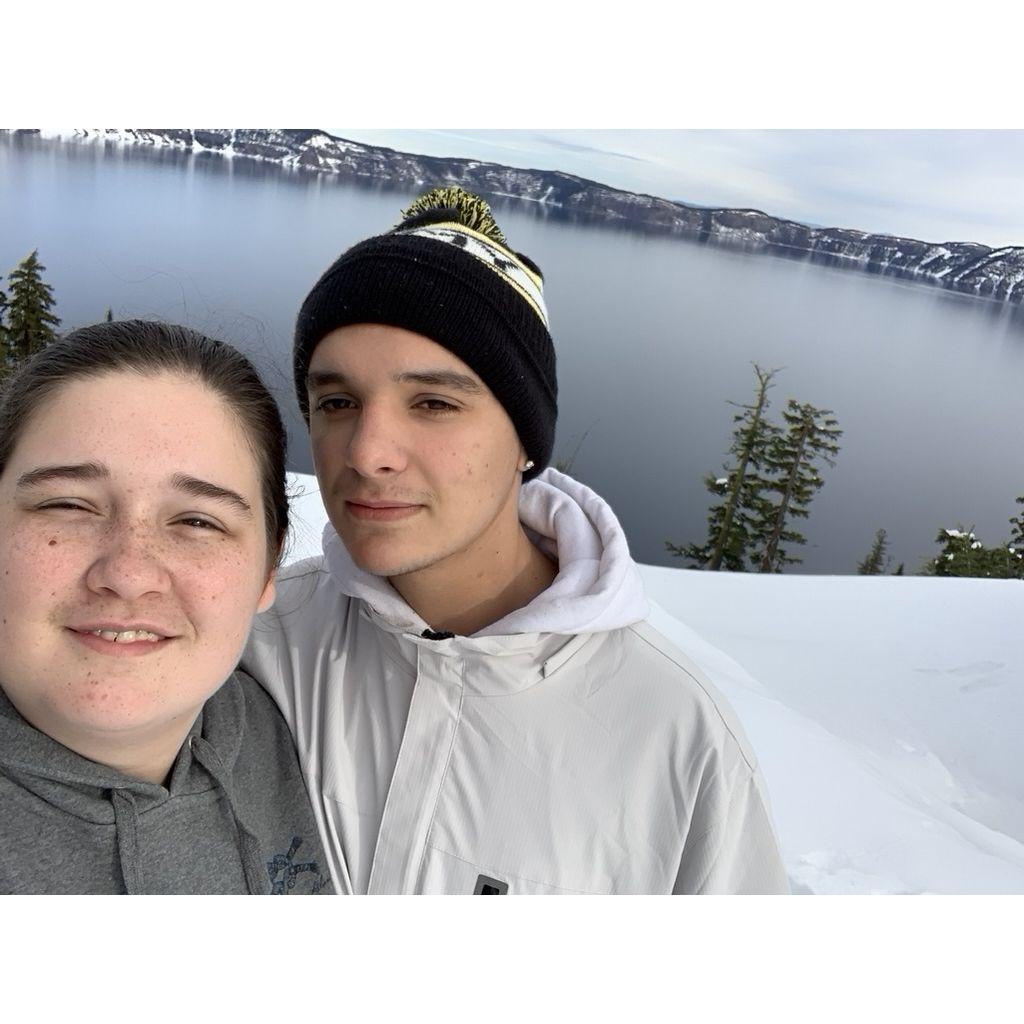 Nov 28th 2020-First trip with the family to crater lake