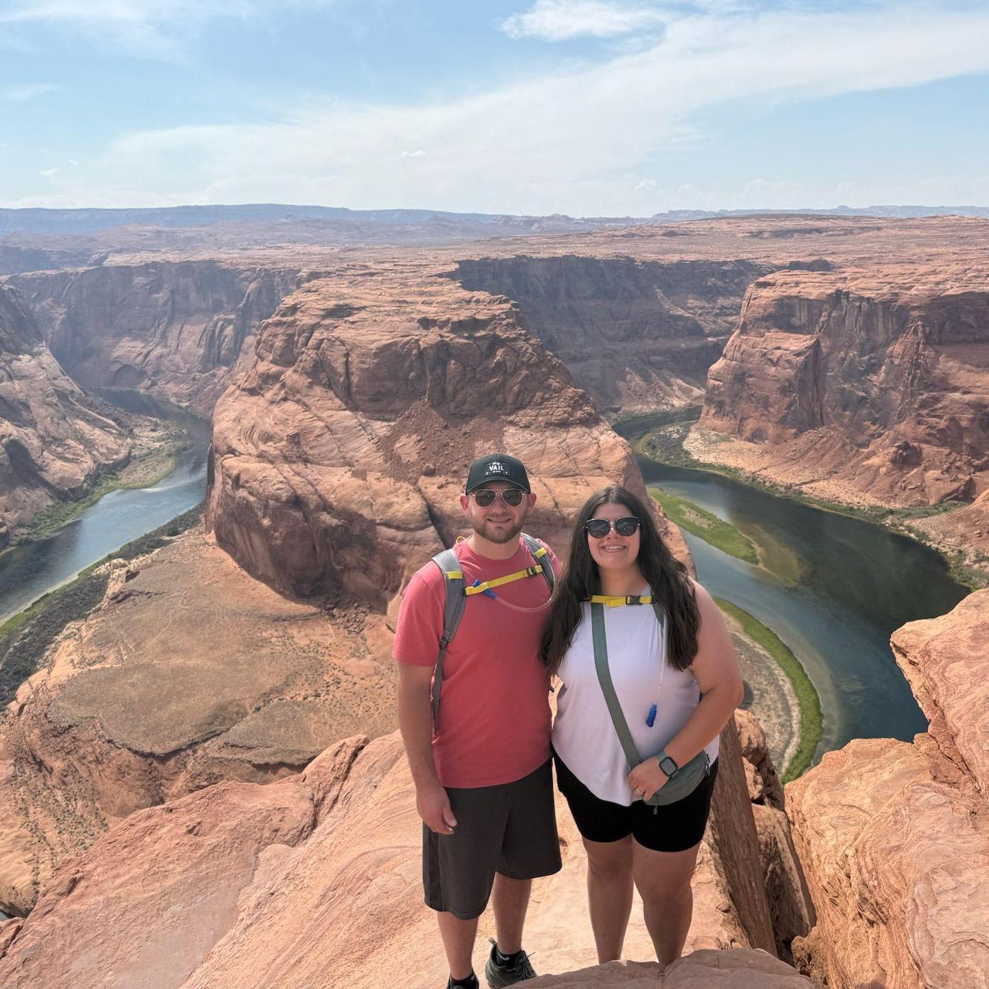 One of our favorite times together out at Horseshoe Bend!