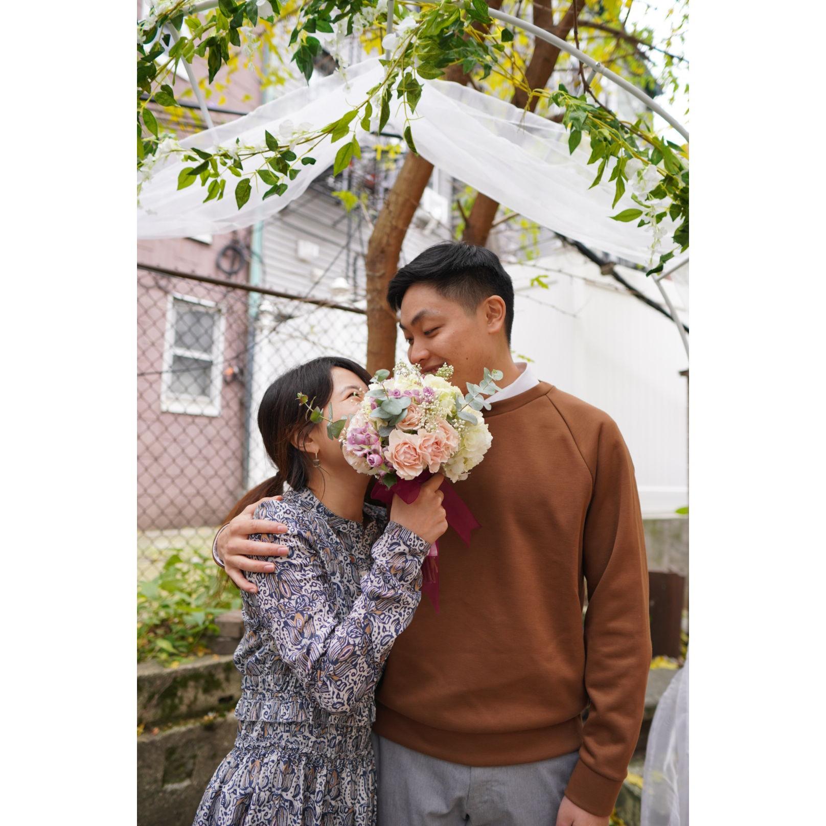 our smol pandemic-special ceremony, Nov. 2020