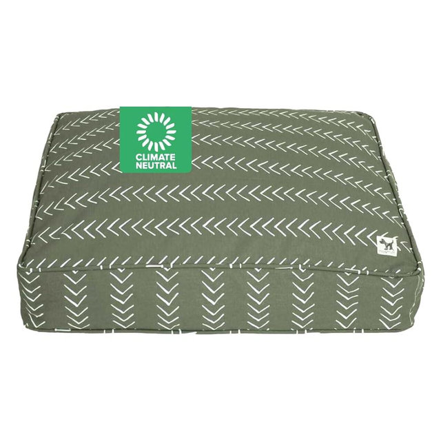 Molly Mutt Medium to Large Dog Bed Cover- Forever Young Print - Measures 27”X36”X5’’ - 100% Cotton - Durable - Breathable - Sustainable - Machine Washable Dog Bed Cover (Dd82b)