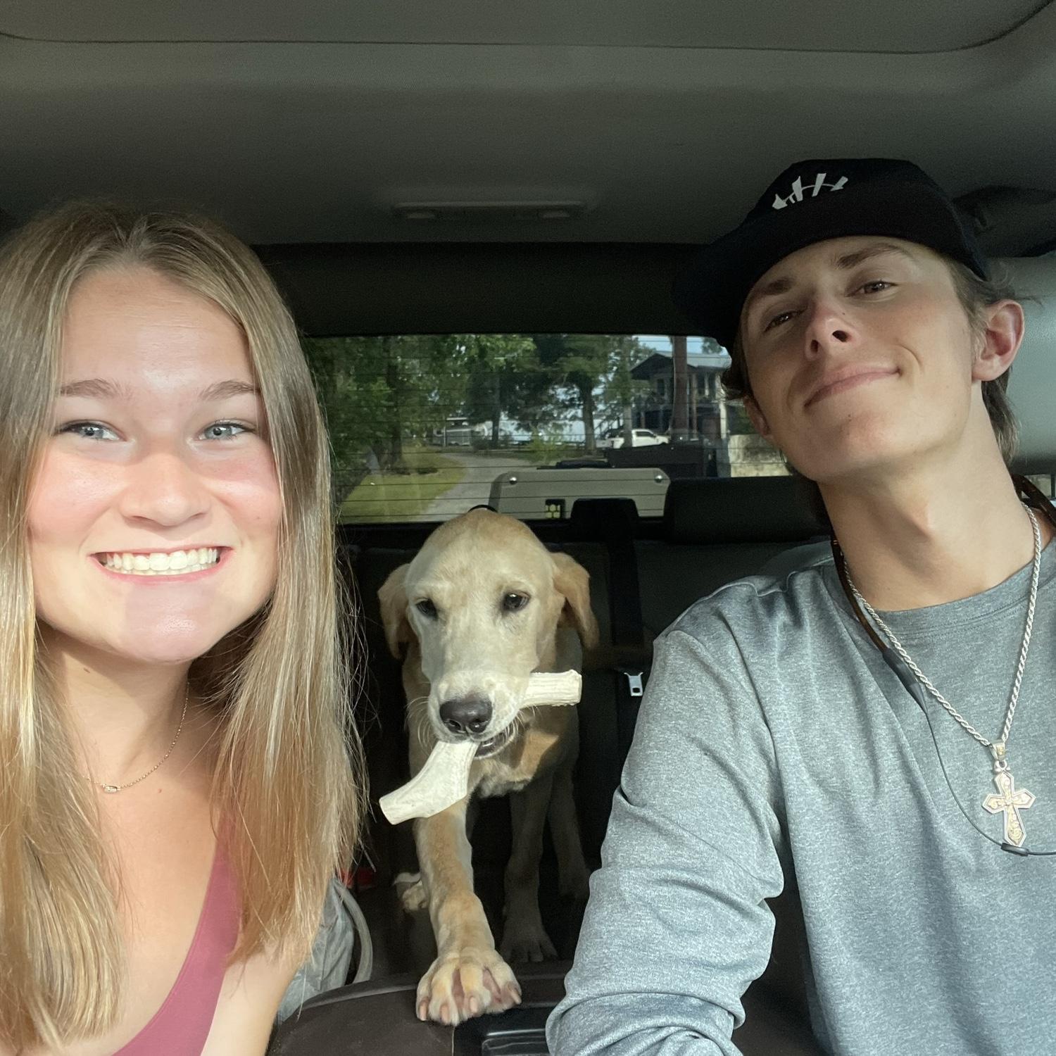 Picked our boy up from training!