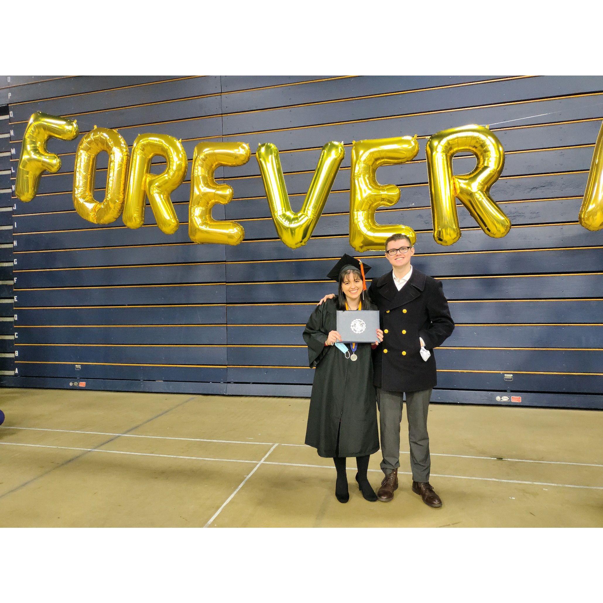 Taylor's Undergraduate Graduation. December, 2021