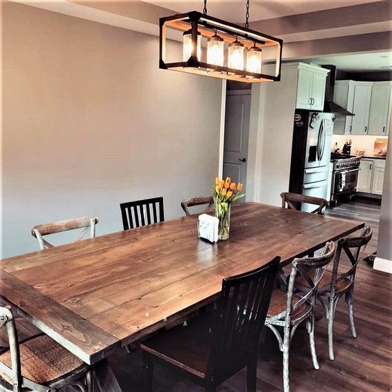 Rustic Farm Farmhouse Dining Table 36"x144"
