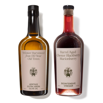 Olive Oil and Blackberry Vinegar
