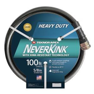 NeverKink Teknor Apex 5/8-in x 100-ft Heavy -Duty Kink Free Vinyl Gray Coiled Hose