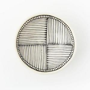 A Mano Ceramic Trinket Dish, Graphic Lines