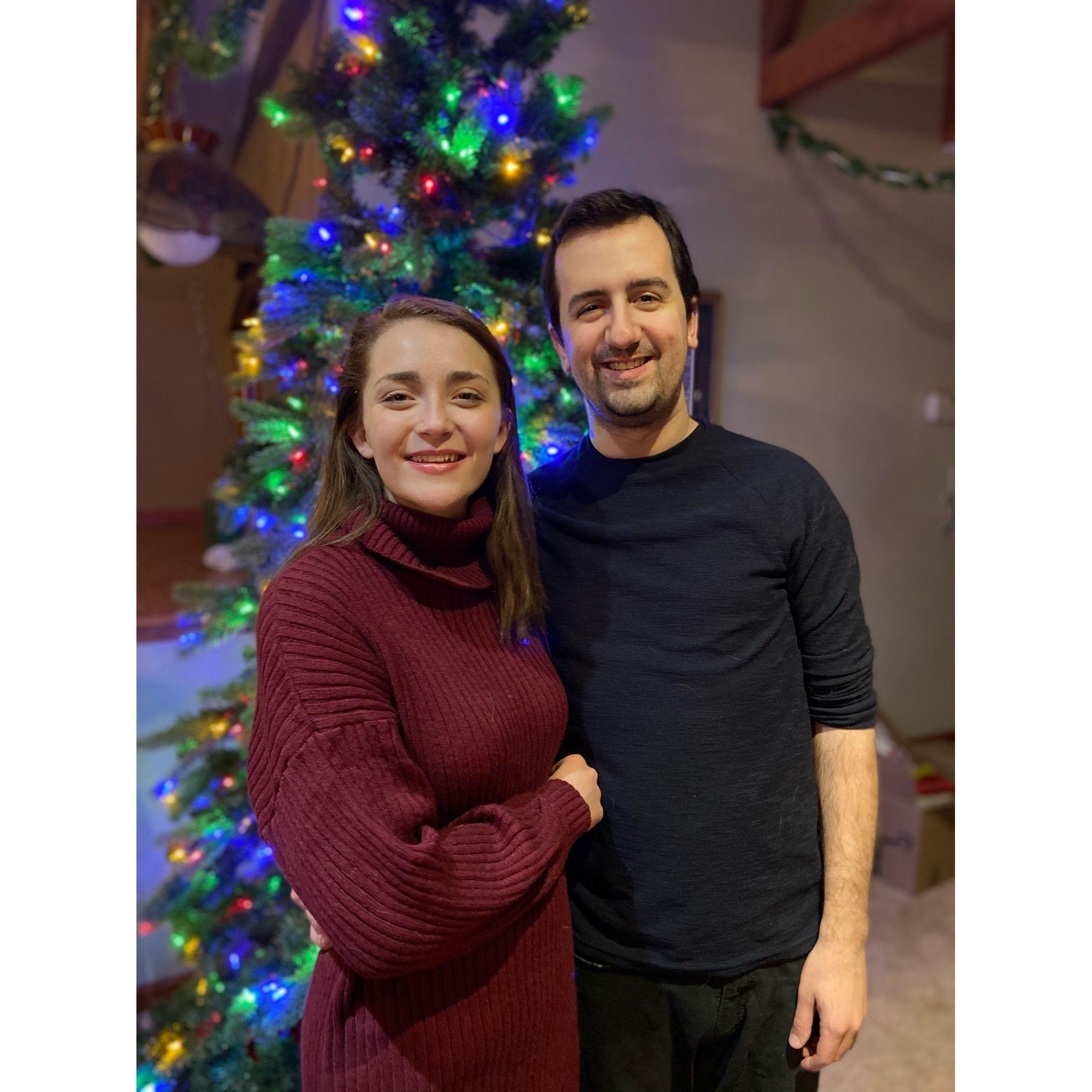 Our first Christmas together.