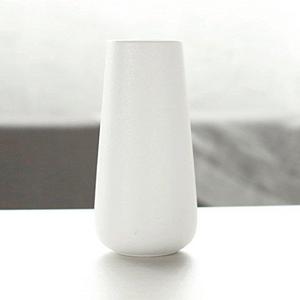 Gift Box Packaged 8” Tall Snow White Ceramic Flower Vases - Home Decor Vase and Table Centerpieces Vase - Ideal Gifts for Friends and Family, Wedding, Bridal Shower, Birthday, Party, Baptism and More