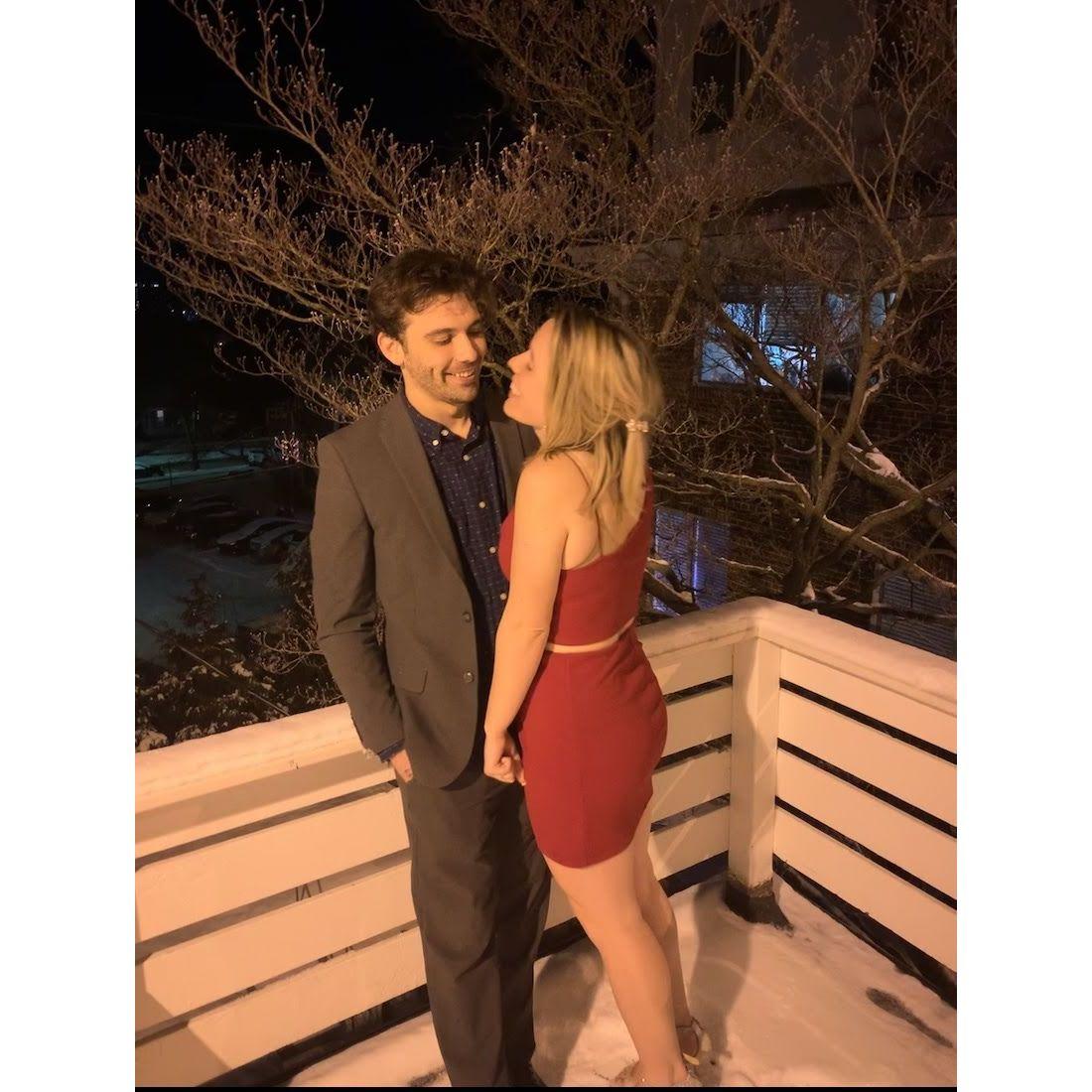 The Valentines Date Party, they started officially dating a few days later.