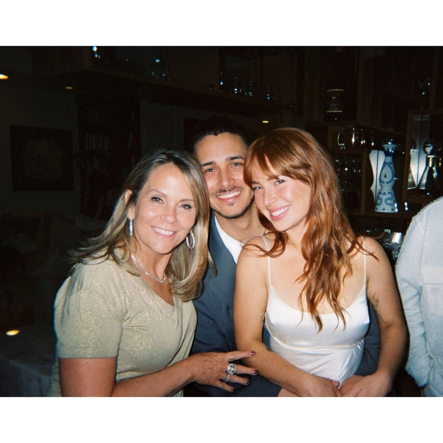 Daniel, Emily, and Lisette aka mother of the groom!
