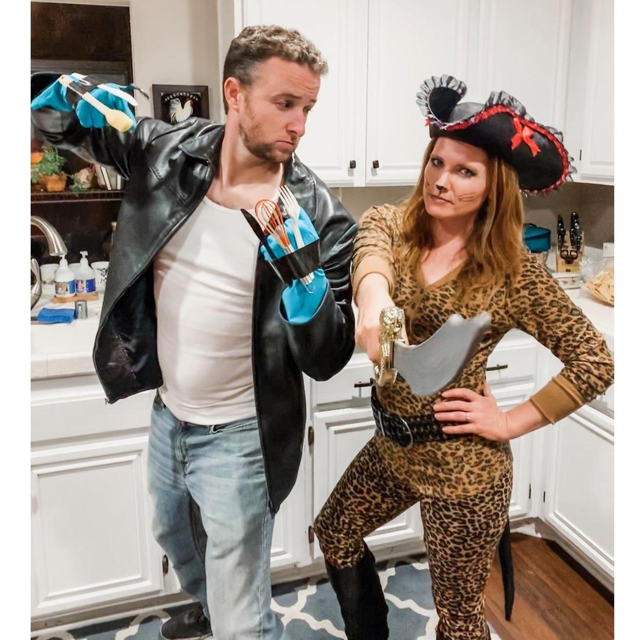 Halloween 2019...Wolverine (the modern, less dangerous one) and Puss in Boots.