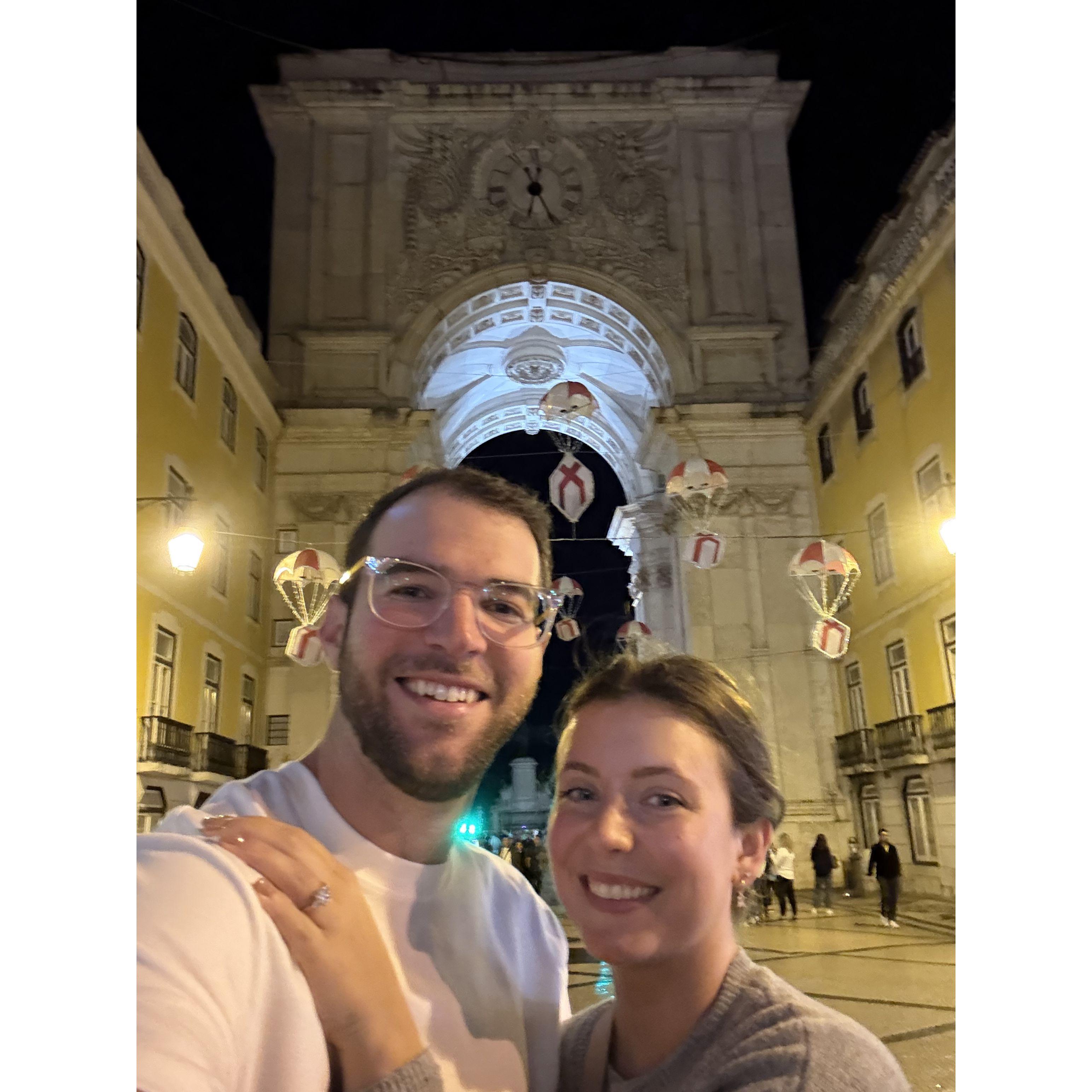 The night after Amy said "I Do"!