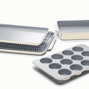 6 Piece Bakeware Set | Organizers Included | Non-Toxic Ceramic Coating | Caraway