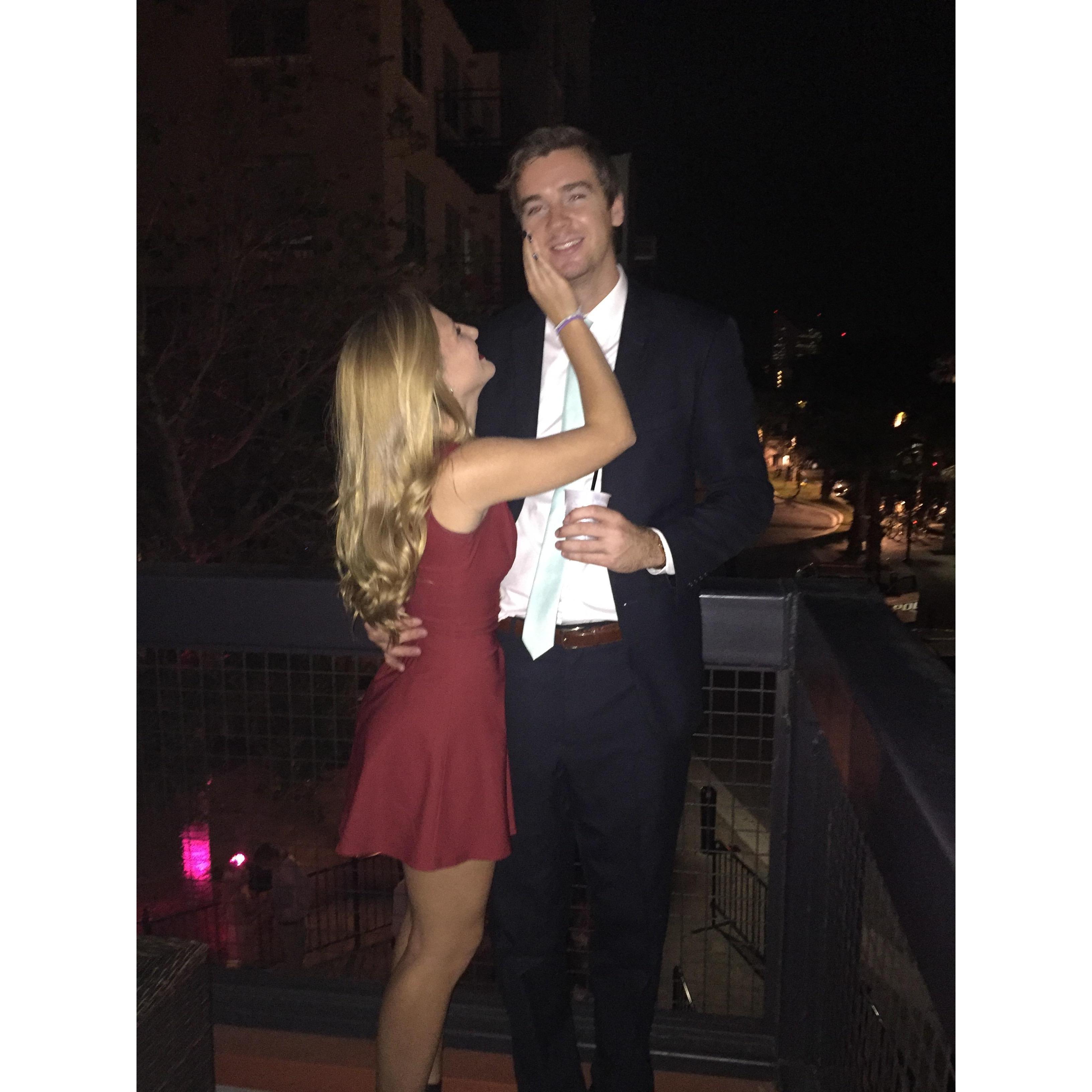 We started dating in college