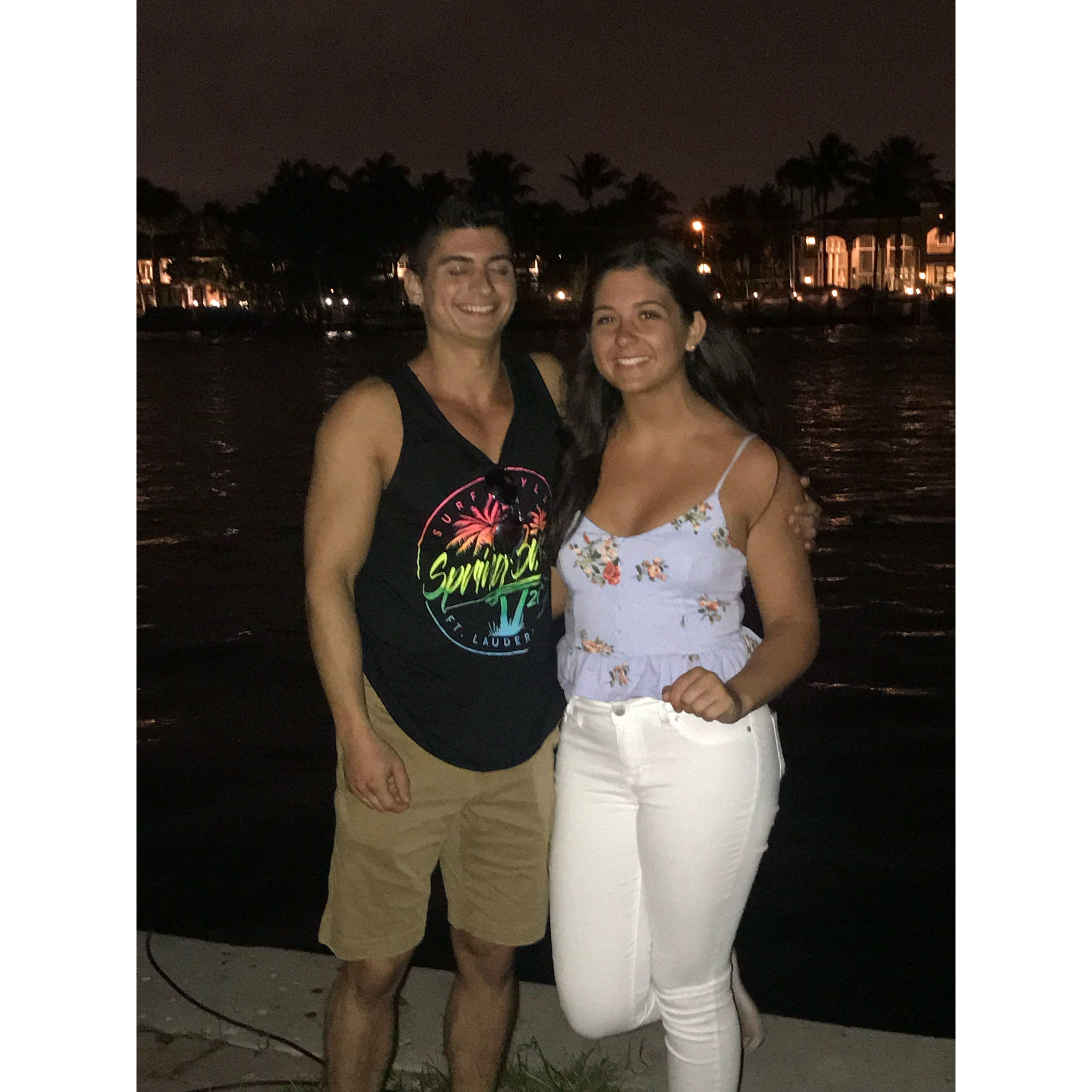 2019 - Our first (of many) Florida trips.