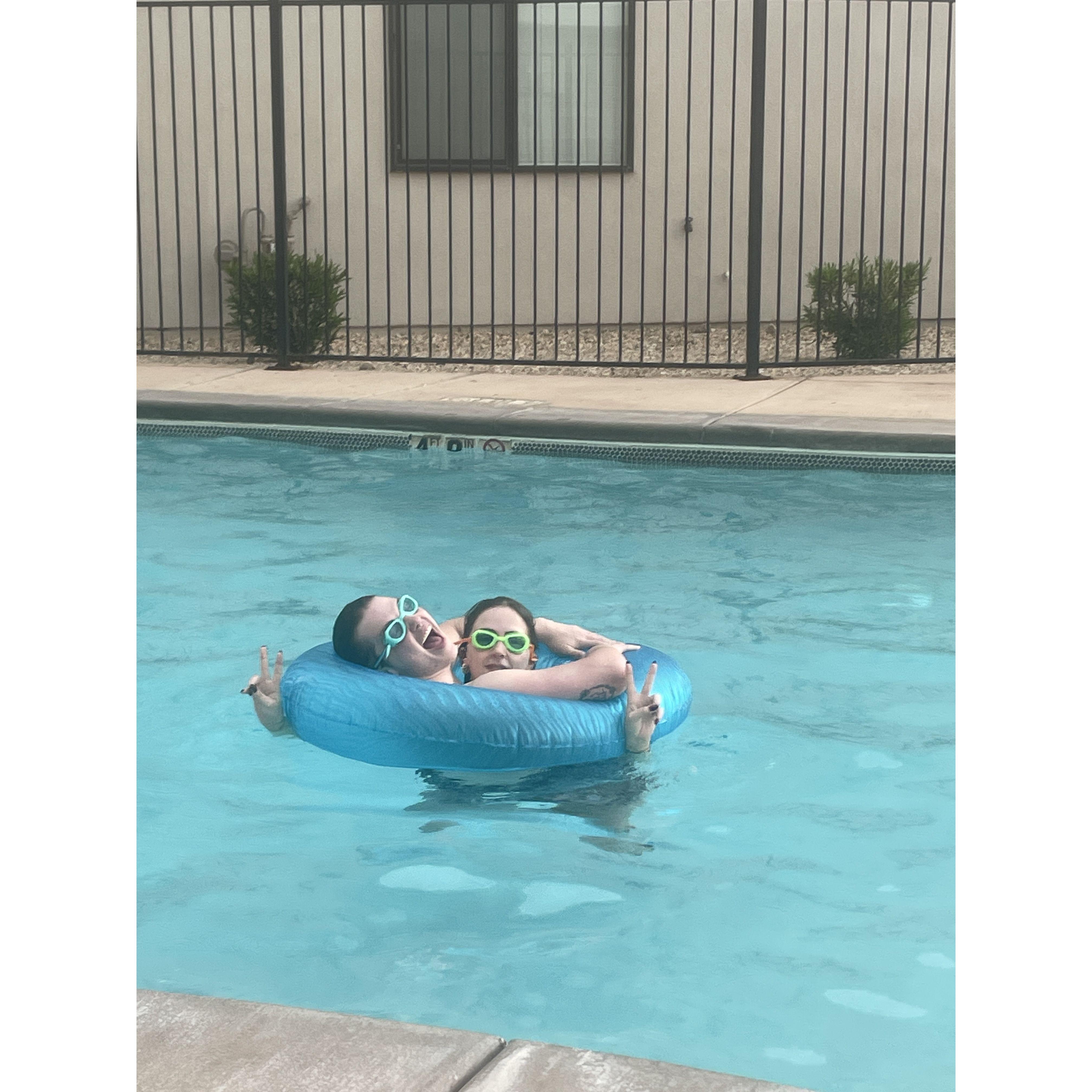 Of course I had to join him.