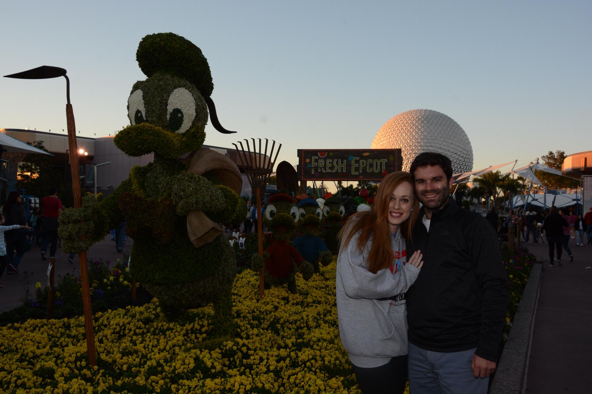 March 2017 - Orlando, FL - During Disney's Flower and Garden Festival, we spent the evening in Epcot after watching a Braves Spring Training game.