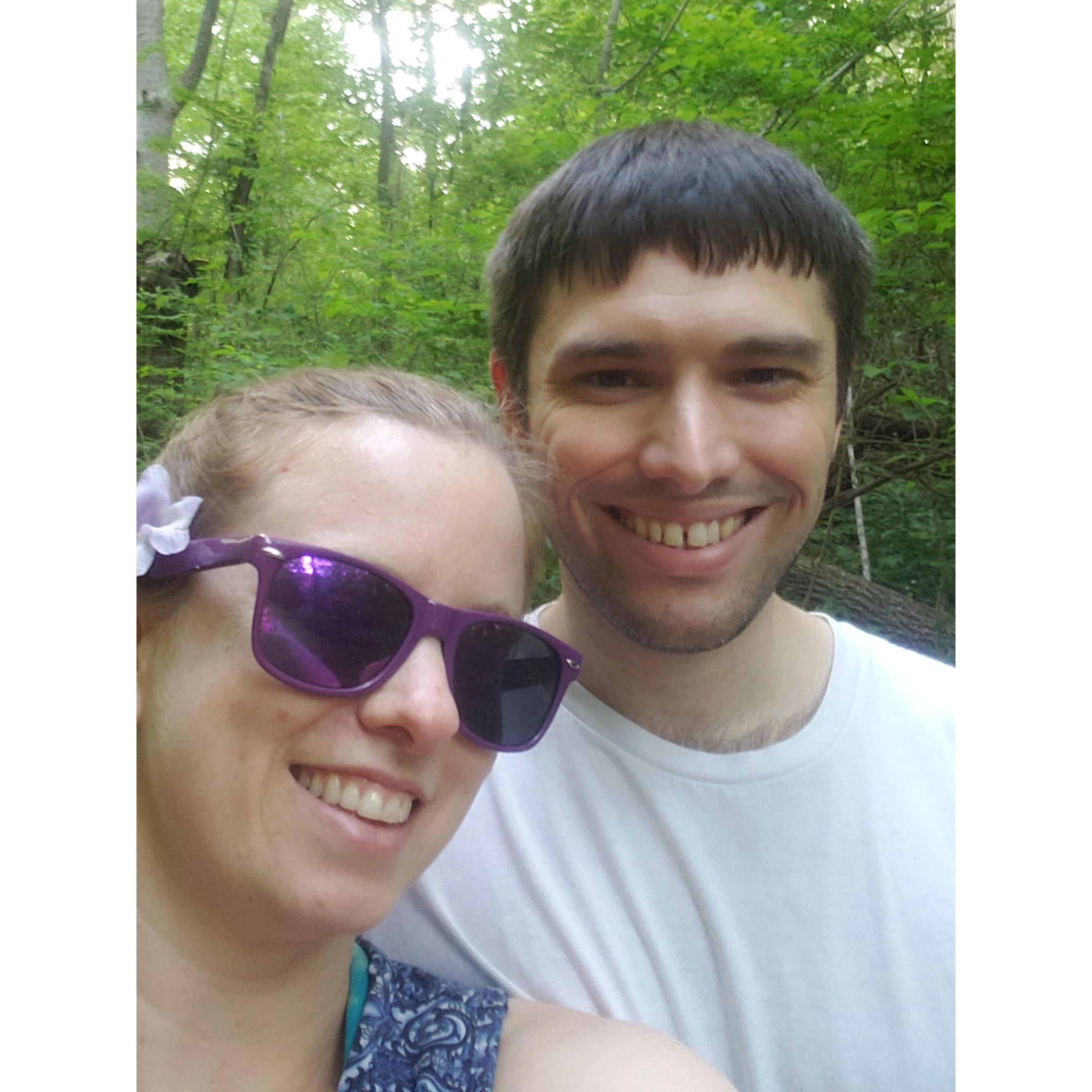 Hiking in the Wissahickon Valley Park in Philadelphia