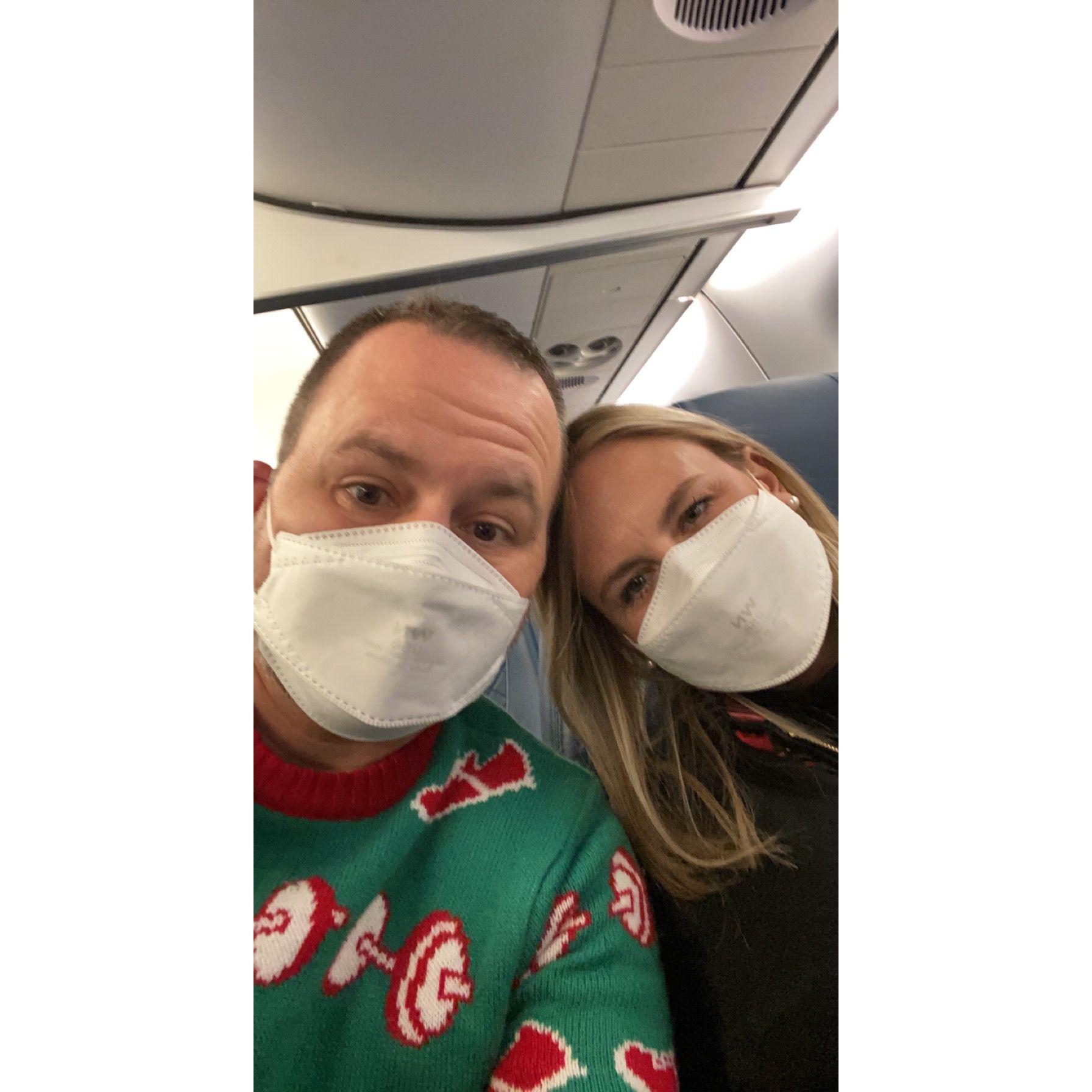 Living away from family means we usually have to travel on the holidays, but that doesn't mean we can't have some fun. It's called "fa-SHUN".