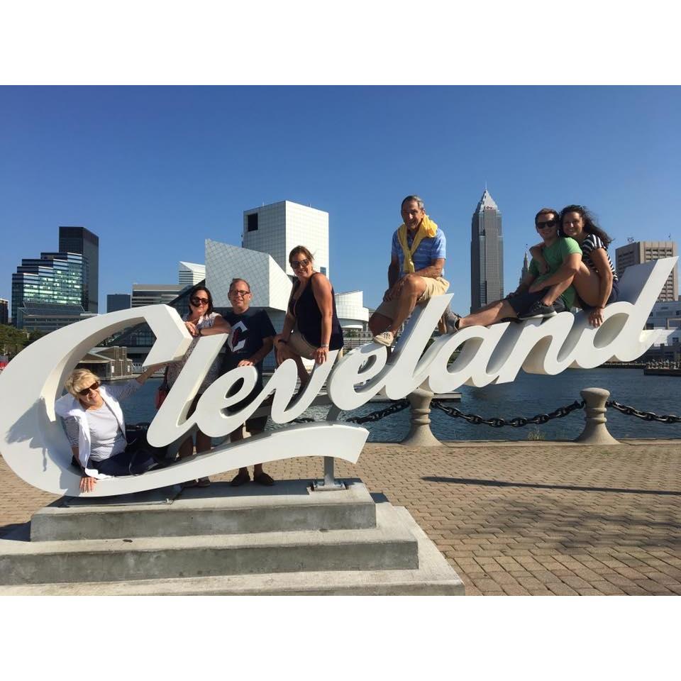Spending time with family in Cleveland