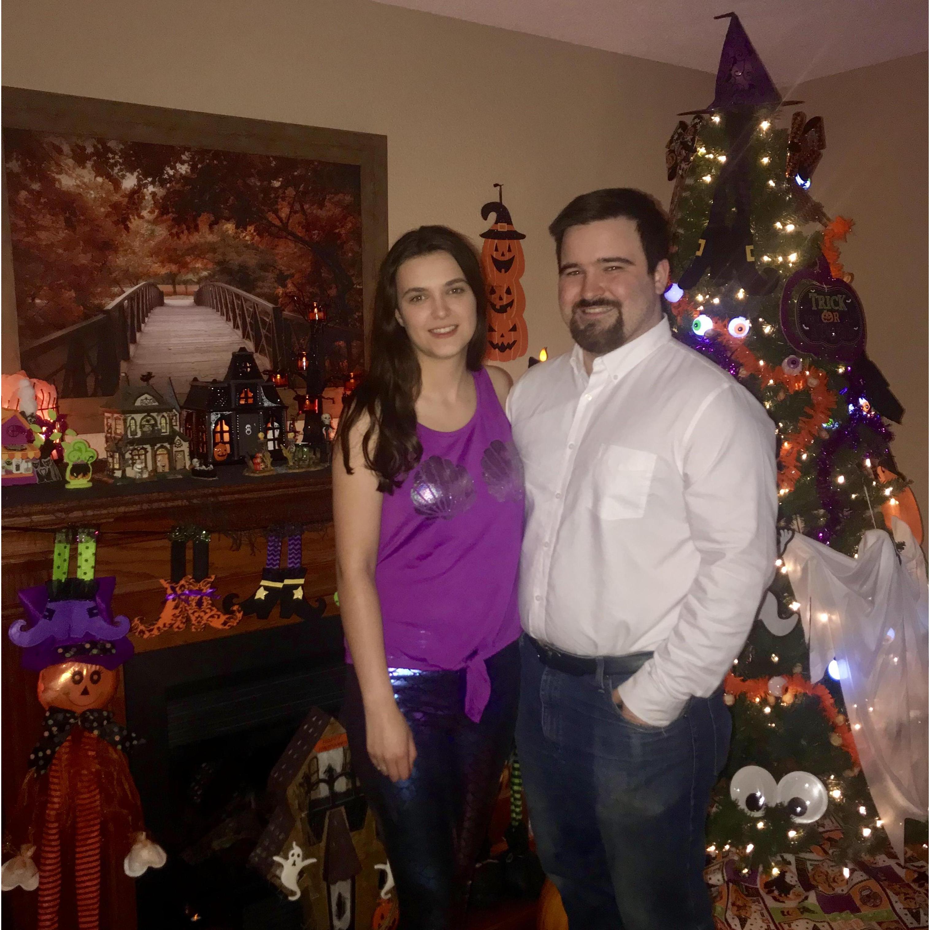 Eric and Ariel from The Little Mermaid on Halloween 2019
