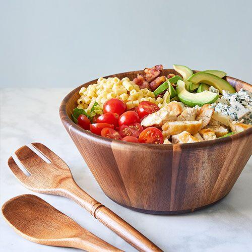 Wood Salad Bowl & Servers Set