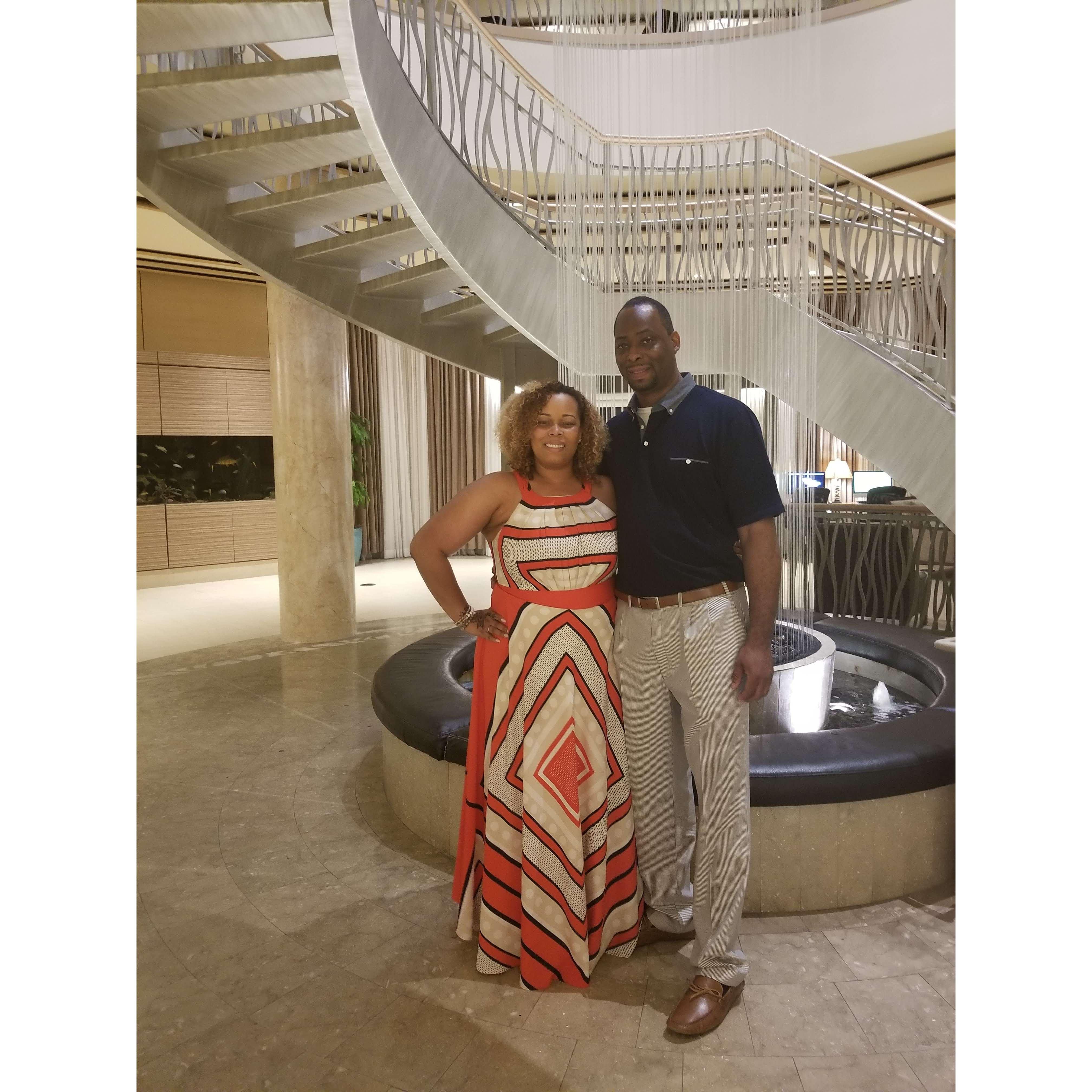 Celebrating April's 39th Birthday at the Westin Cape Coral Resort (April, 2019)