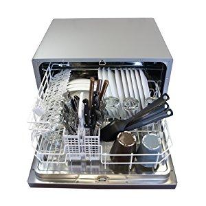 SPT Countertop Dishwasher, Silver