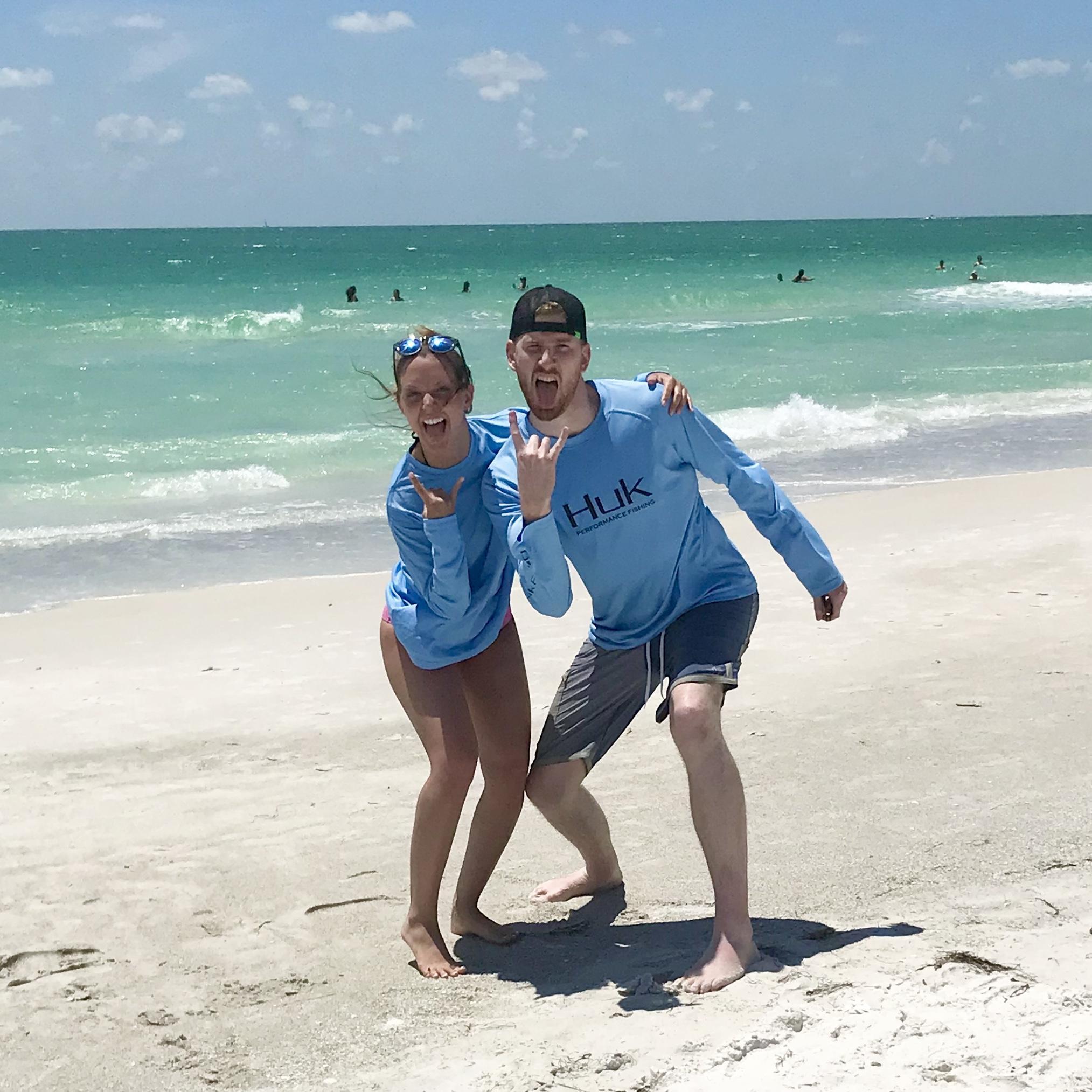 Such a fun trip to Anna Maria Island, FL with our friends. We may have enjoyed a few beverages on the beach before this one ;)