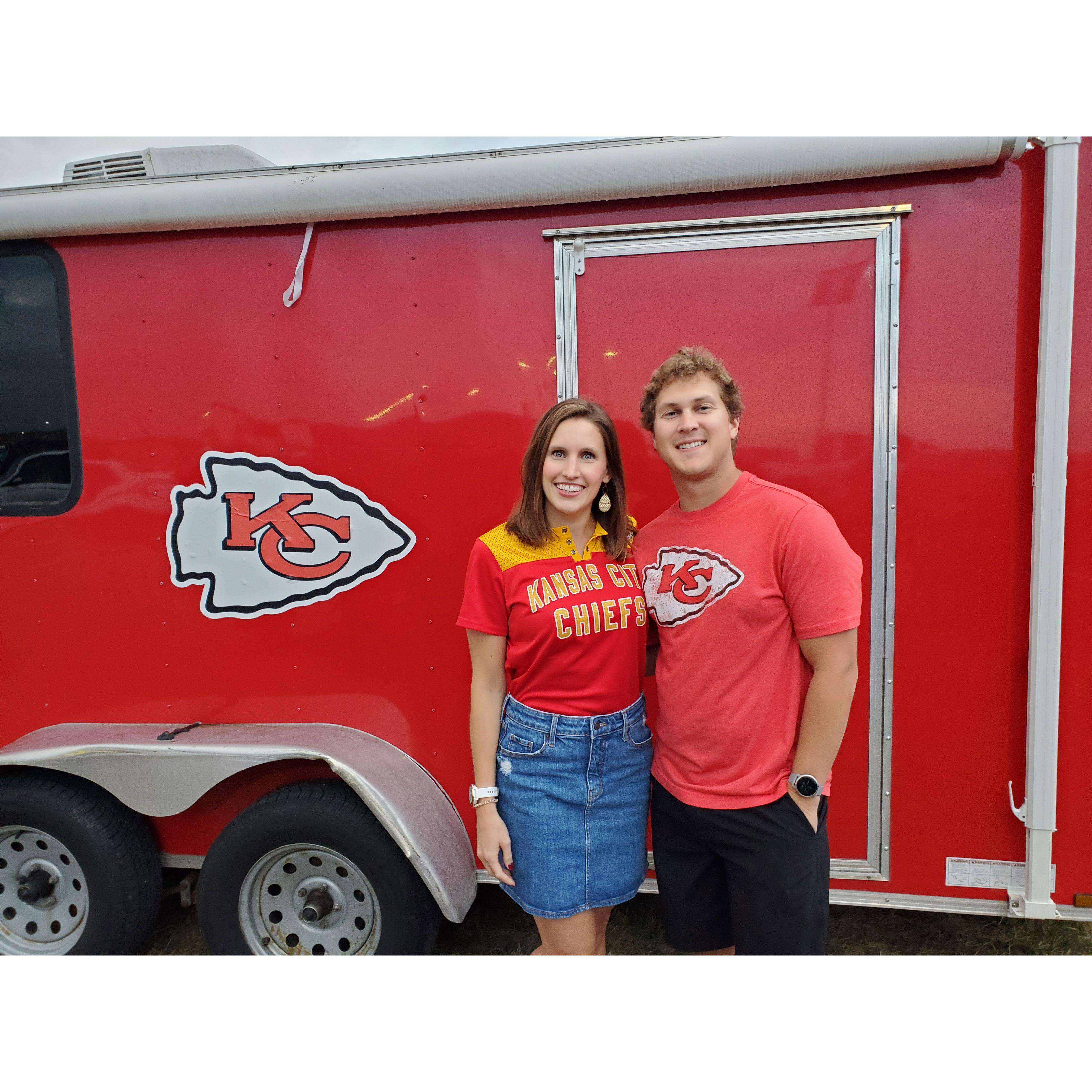 Tailgating KC Chiefs game 2021