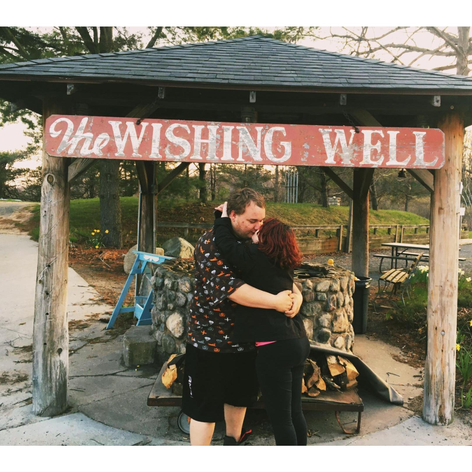 This is when we took a trip up to where I used to live. Ludington, Michigan.