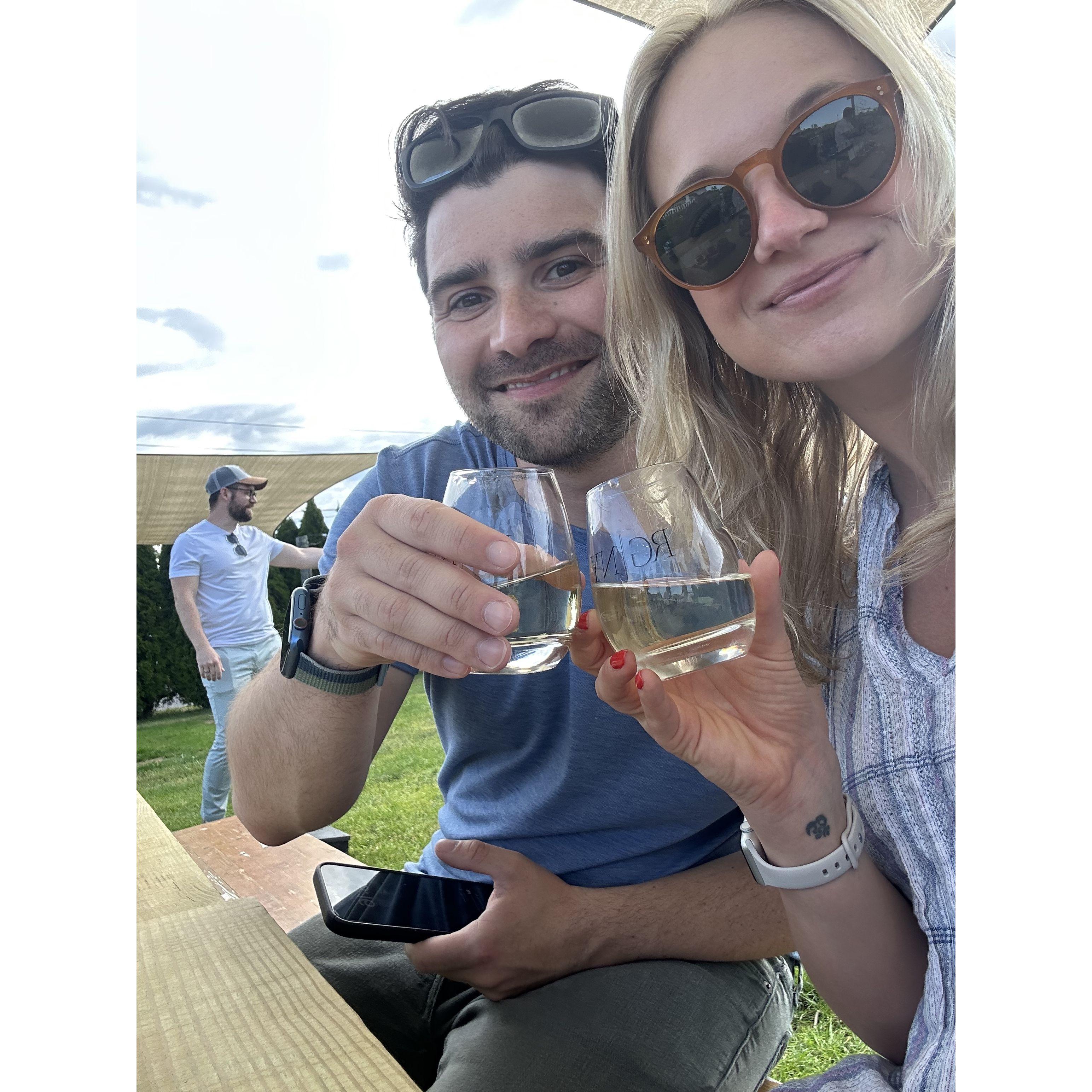 June 2023, RGNY winery on the North Folk of LI, NY.