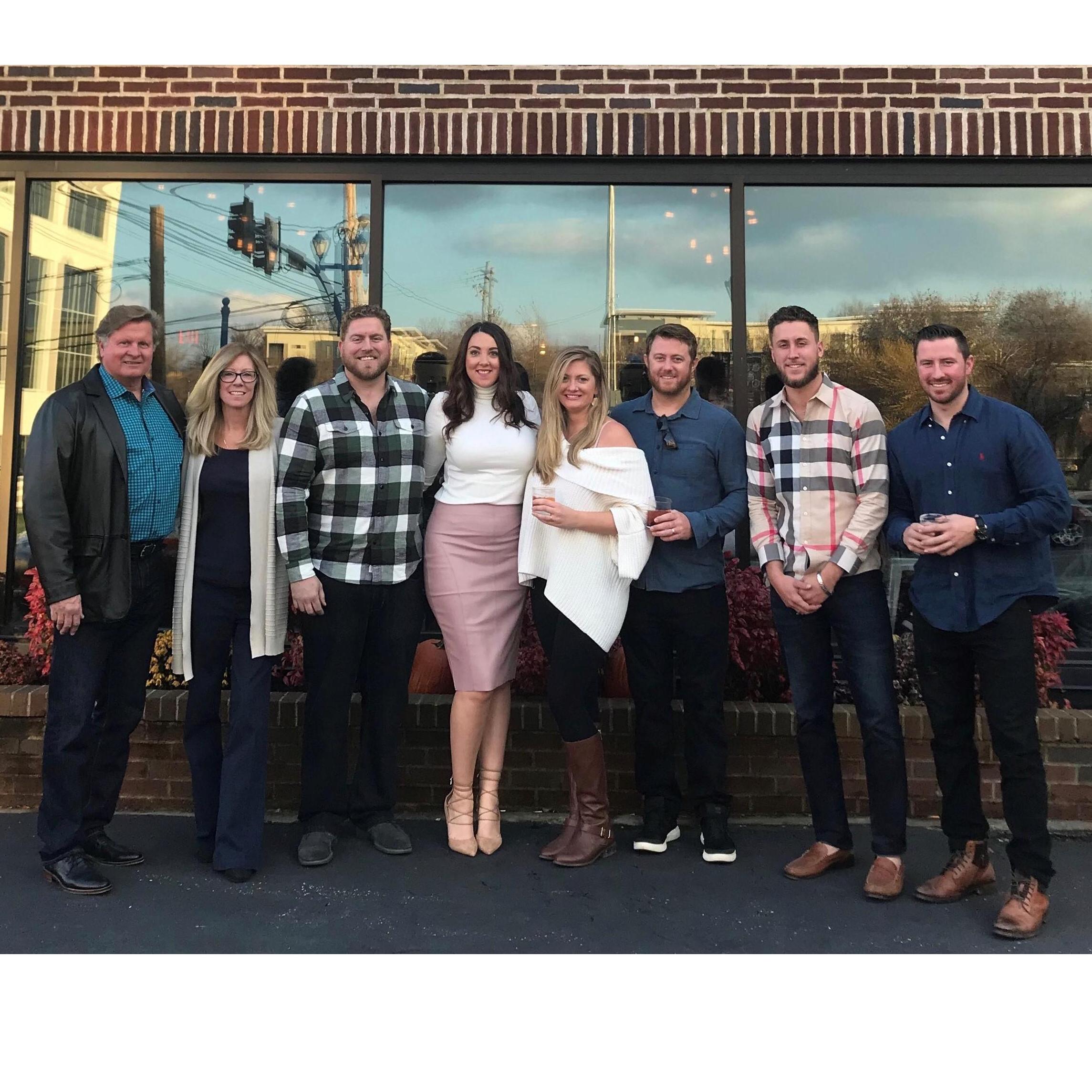 Nelson Family. Family is so important to both of us and we can't wait to have both crazy families collide!