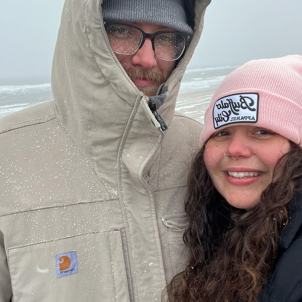 Snow on the Beach
