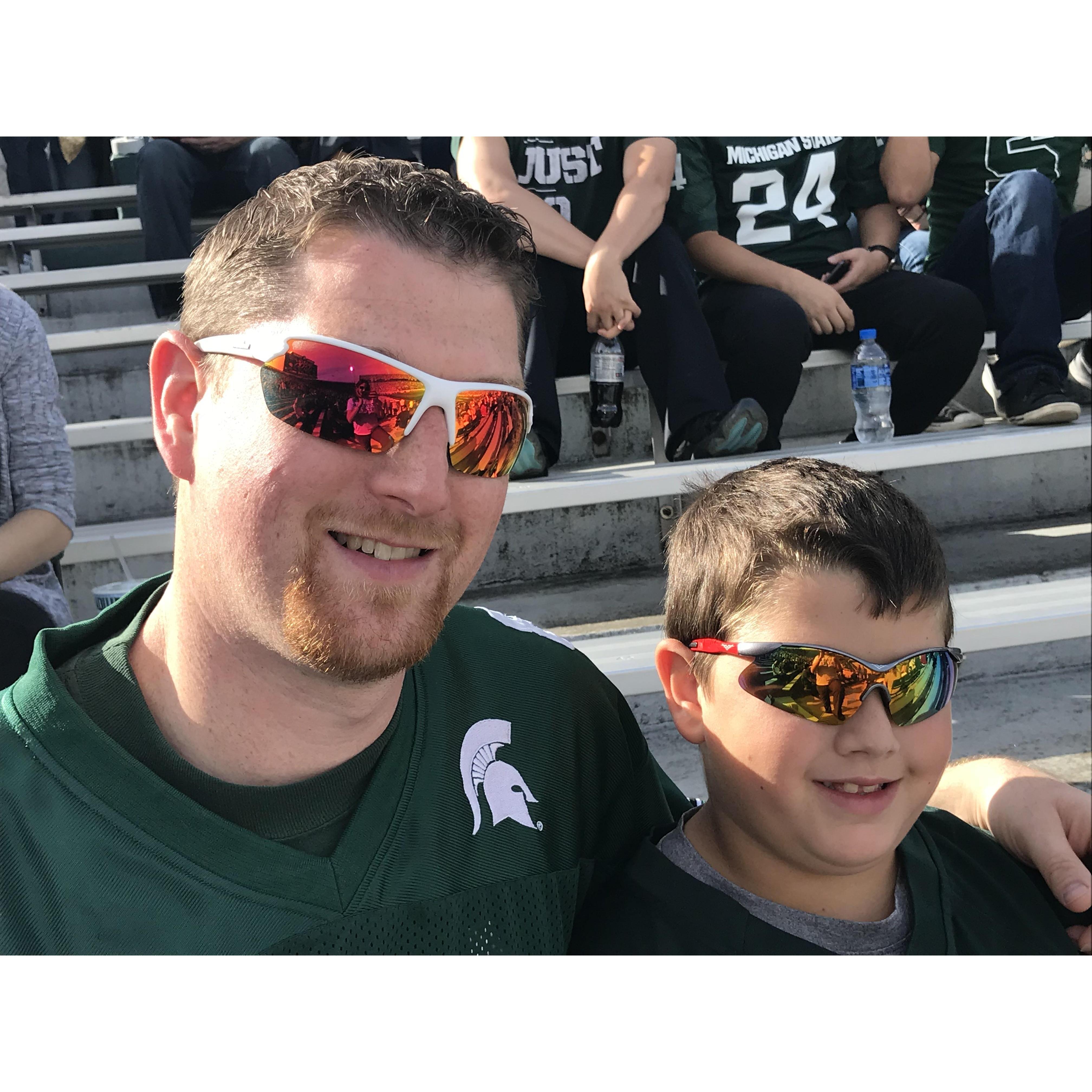 Bringing up the next generation of Spartan's.
