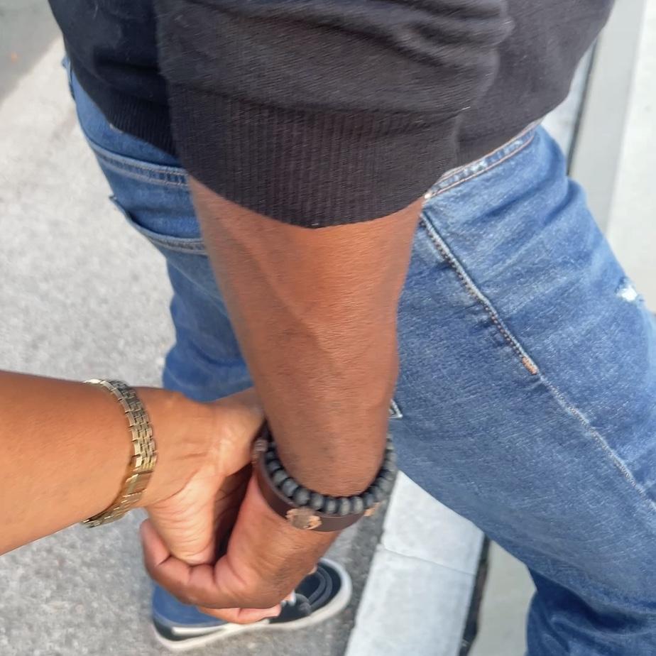 Love in the little things. Always holding hands!