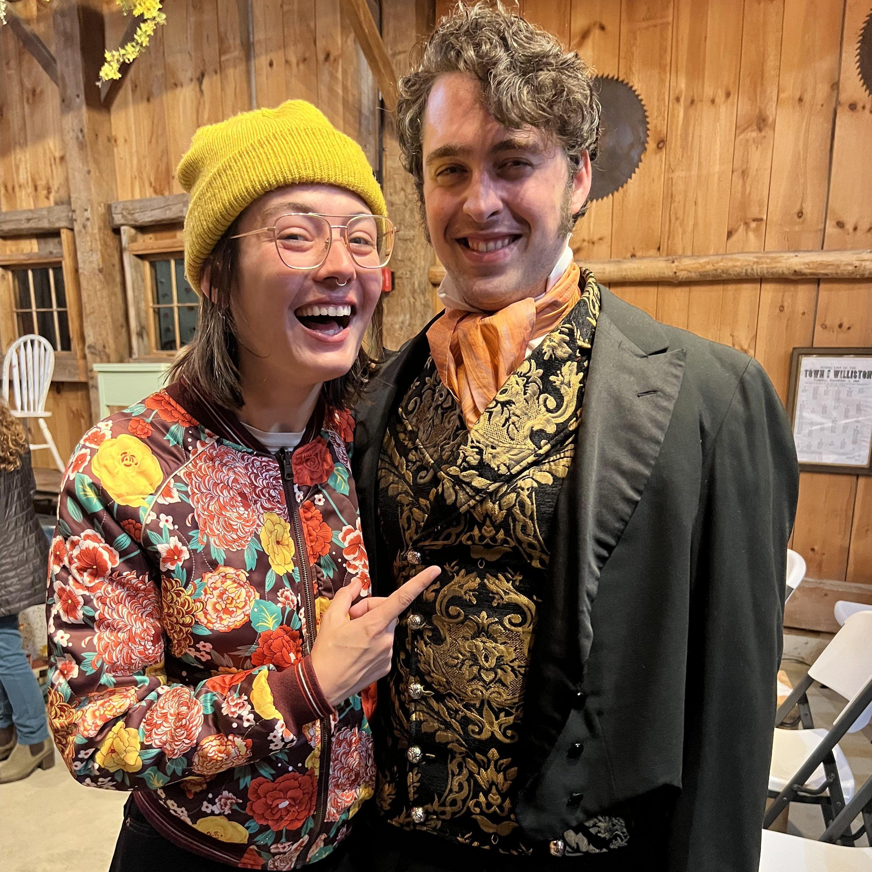 Zach’s first performance in Vermont. Mr. Darcy in Pride and Prejudice.
