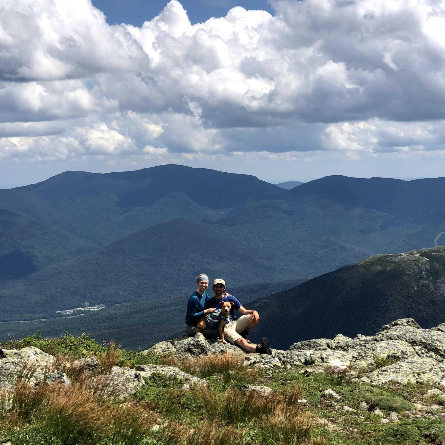 Perfect weather during our Presidential Range backpacking trip.