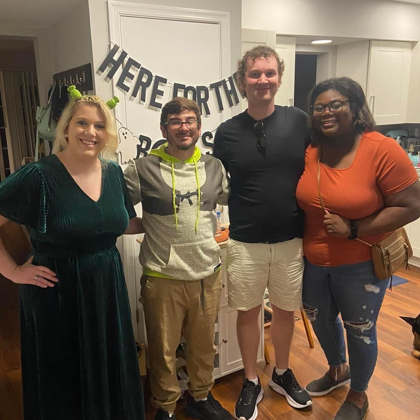 Halloween party with Steve and Kaitlyn