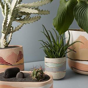 Layered Landscape Pot